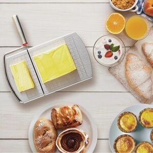 Stainless Steel Cheese Slicer with Grid #0831253